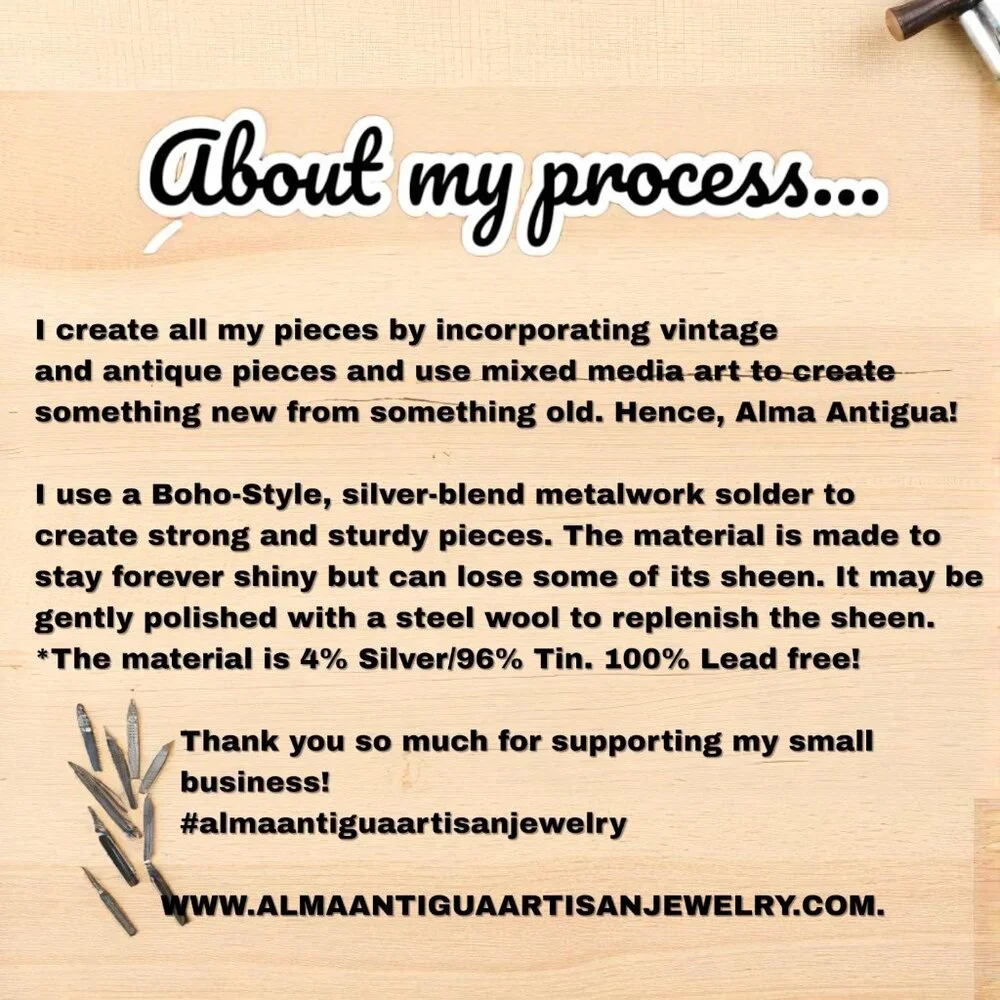 Broken China Artisan Earrings Florentine Sango Vintage Collection Silver Bezels - Picture 10 of 13